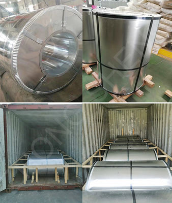 Tecnica PPGI laminato a freddo doppio colore gi bobina di lamiera di ferro z40 verniciatura 15/20 RAL9001 bobina di acciaio galvanizzato per tetti