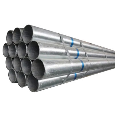 Tubo rotondo galvanizzato per materiali da costruzione a serra di diametro 25 mm e spessore 0,6 mm di acciaio al carbonio