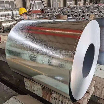 Regolare bobina di acciaio galvanizzato Spangle con ID bobina 508-610MM Dx51d Dx52d Dx53d Z275 in confezione standard