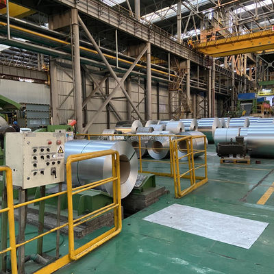 Materiale da costruzione bobina di acciaio galvanizzato Z270 con tecnica a base di laminatura a freddo e spessore 0,12-4 mm