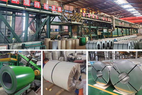 Fornitura 0.12mm-0.6mm Dx51d G550 Color Coated Steel Prepainted Steel Coil roll PPGL PPGI con materia prima in acciaio galvanizzato