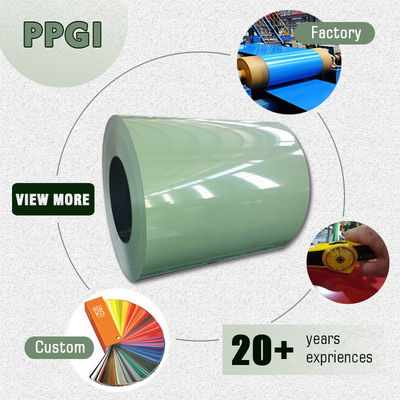 3-8 tonnellate Peso Full Hard PPGI Preverniciato Color Coated Steel Coil per e bobine galvanizzate