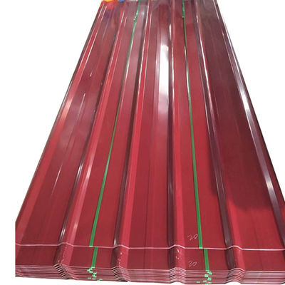 0.25mm Spessore Trapezoide Colore Acciaio Piastra di copertura in BS Standard per l'industria edile