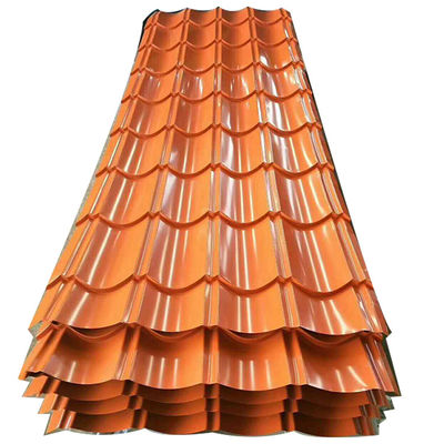 0.25mm Spessore Trapezoide Colore Acciaio Piastra di copertura in BS Standard per l'industria edile