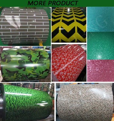 Coil PPGI con rivestimento a colori in PE laminato a freddo PVDF tecnologicamente avanzato per acciaio galvanizzato preverniciato