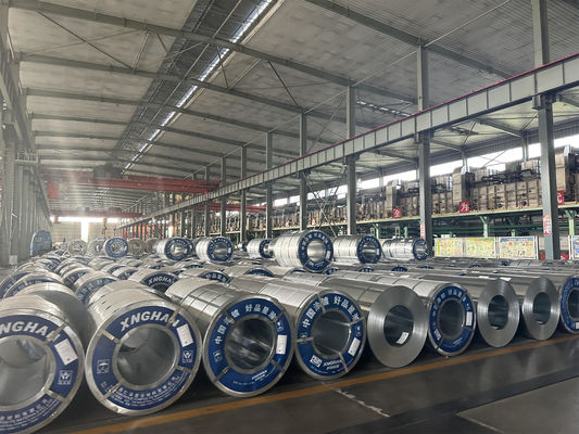 ASTM/AISI/SGCC/CGCC/TDC51DZM/TDC52DTS350GD/TS550GD/DX51D Z Q195-q345 bobina di acciaio galvanizzato per materiale da costruzione non olio