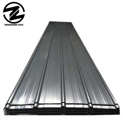 CRC materia prima inferiore di importazione e RAL 9047 altezza standard di acciaio trapezoide metallo colorato foglio di tetto per l'ispezione