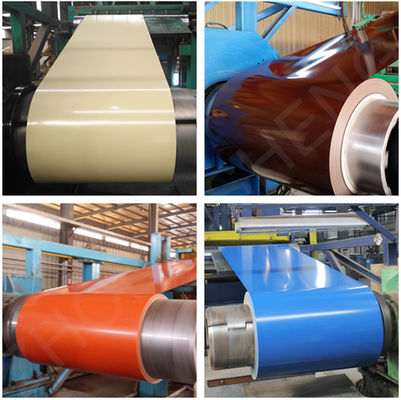 Ripetizione della prima scelta degli acquirenti RAL9003 RAL9005 RAL7024 Colore 0.2*1250mm bobina di acciaio PPGI pre-tinto con tecnica di laminatura a freddo