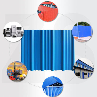 Shandong PVDF color coated Roofing Sheet Lista ragionevole per KS Certificato Custom Roof Sheet corrugato