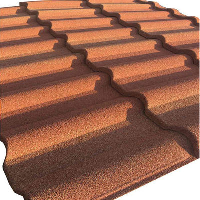 Funzione impermeabile e ignifuga 1340mm*420mm Pietra colorata rivestita con metallo