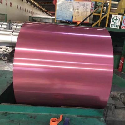 0.3 mm Spessore RAL 3006 bobina galvanizzata preverniciata bobine colorate con resistenza piastra d'acciaio e tolleranza ± 1%
