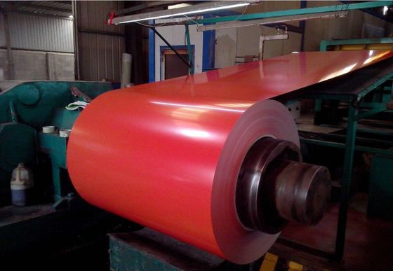 914mm PPGI RAL 9003 RAL 5052 Color Coated Galvanized Steel Coil con primo e lunghezza come richiesta