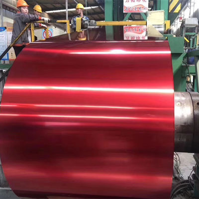 Non cromatici passivati GB/T Standard 0,25-0,8MM Spessore PPGI Color Steel Coil DX51D Z RAL 3019 RAL 3020