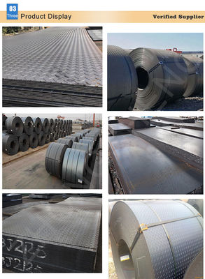 ASTM a36 lamiera a quadri in acciaio q235b lamiera a quadri in acciaio al carbonio laminata a caldo per kg per automobili per la costruzione navale FOB