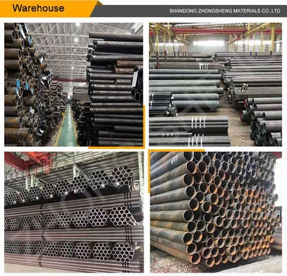 Q235 Q345 ASTM A106 14 pollici 15MM spessore 25MM tubo in acciaio al carbonio con passaggio e grado di pelle galvanizzata sì