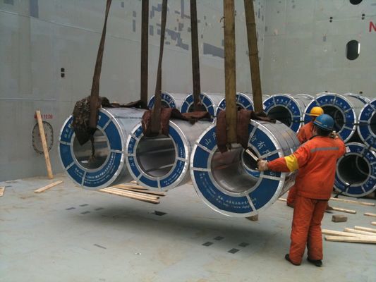 Coil in acciaio GL immerso a caldo in AZ120 a 55% di galvalume di alluminio con ID COIL 508mm/610mm e tolleranza ±1%