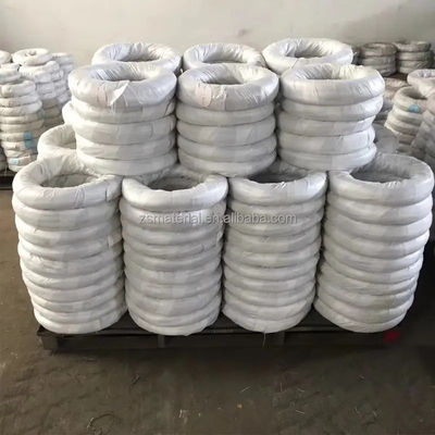 SAE1008 SAE1006 Filato di acciaio galvanizzato da 2,2 mm a 2,5 mm a 3,2 mm con tolleranza ±1% e rivestimento in zinco