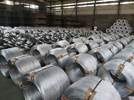SAE1008 SAE1006 Filato di acciaio galvanizzato da 2,2 mm a 2,5 mm a 3,2 mm con tolleranza ±1% e rivestimento in zinco