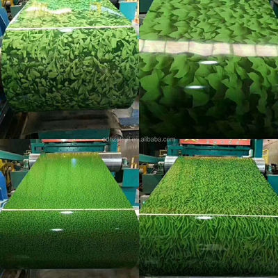 Placca di acciaio a colori galvanizzata bobina PPGI Placca di acciaio rivestita in foglio Gal preverniciata con spessore standard EN 0,12-3 mm