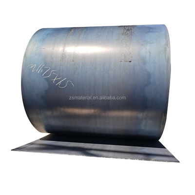 Rollo di lamiera di acciaio PVOC SS400 Q235 Q345 MS ferro nero lamiera di metallo mite bobina di acciaio al carbonio laminata a caldo con tolleranza ± 1%