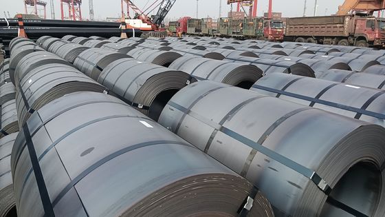 Vendite in magazzino 0,8 Spessore sottile SS400 Carbonio nero HR bobina di acciaio laminata a caldo in dimensioni personalizzate Larghezza 800-1600