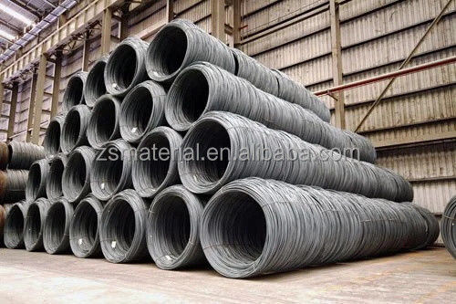 SAE1006 SAE1008 SAE1010 Cavo di carbonio Gi Cavo in caldo/cavo di ferro elettro galvanizzato 8mm 6mm 10mm 2 tonnellate per bobina con rivestimento in zinco