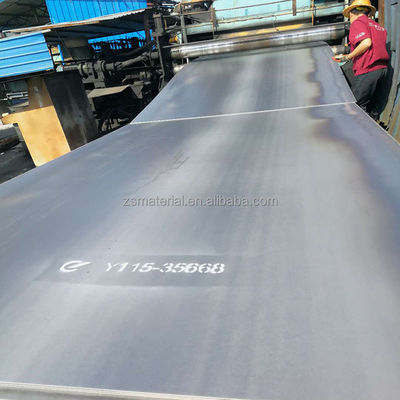 3 mm ASTM Q195 Q235S355 ST52 Piastra di acciaio ad alto tenore di carbonio HRC acciaio laminato a caldo 1250 mm Tolleranza della lamiera di acciaio a carbonio ± 1% Piastra di acciaio