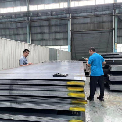 3 mm ASTM Q195 Q235S355 ST52 Piastra di acciaio ad alto tenore di carbonio HRC acciaio laminato a caldo 1250 mm Tolleranza della lamiera di acciaio a carbonio ± 1% Piastra di acciaio