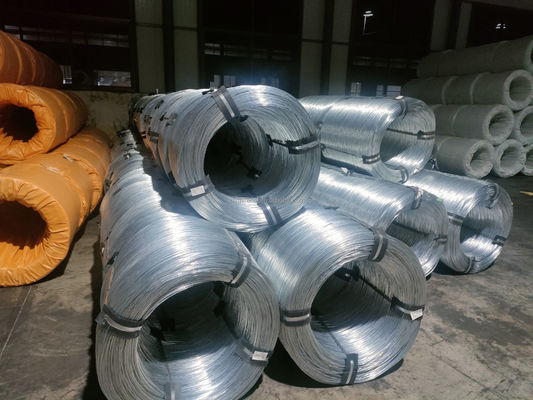 Fuoco di acciaio galvanizzato argento luminoso 0,7 mm 0,8 mm 1,2 mm 1,6 mm 1,8 mm 2 mm Diametro Condizioni di pagamento 30% TT Anticipo 70% Saldo