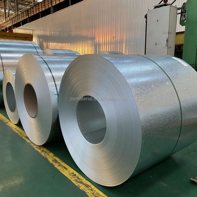 G90 DX51D bobina di acciaio galvanizzato con passaggio della pelle e tolleranza ± 1% spessore 0,125 mm-0,25 mm