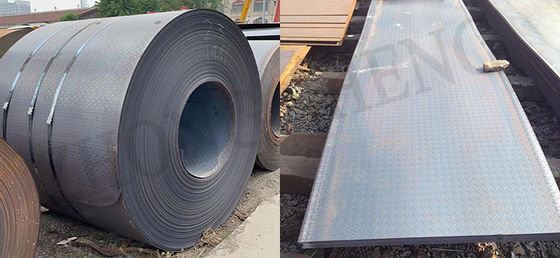 Fogli di acciaio laminato a caldo in bobina Q195L con tolleranza ± 1% e lunghezza personalizzata 3 mm