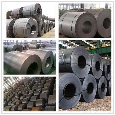 Q195 Q215 Q235 Q255 Q275 Q355 Ss400 Skin Pass Carbon Coil Slit Hrc Hot Rolled Carbon Steel Coil con piastra contenitore