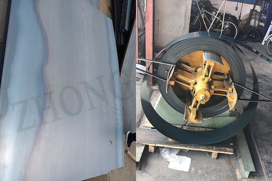 Coil di acciaio al carbonio laminato a caldo larghezza 6 mm 2000 mm S235JR con superficie rivestita galvanizzata e standard AISI