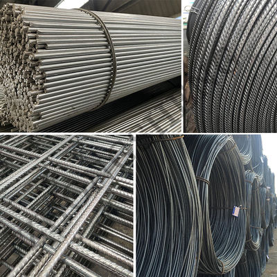Scaffalatura di acciaio ASTM A615 Grade 60 Ss400 S355 Hrb335 Hrb400 Hrb500 Scaffalatura di ferro laminato a caldo deformata per costruzioni edilizie