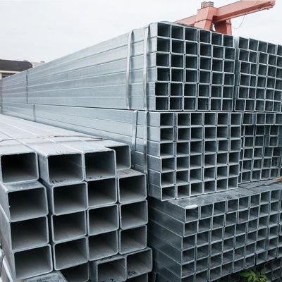 1-12 mm di spessore tubi quadrati galvanizzati laminati a caldo basati su ASTM A106 per varie esigenze industriali