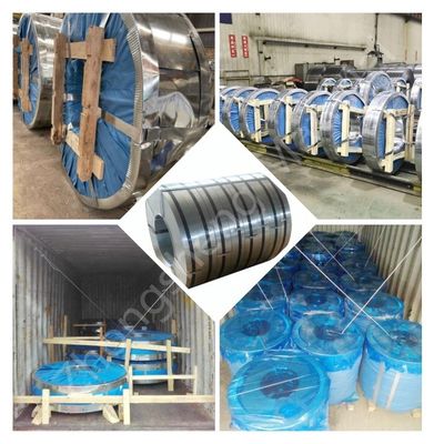 8mm-1500mm Larghezza Prime Q235B Striscia di acciaio galvanizzato 0.2-1.0mm Spessore con certificato RoHS