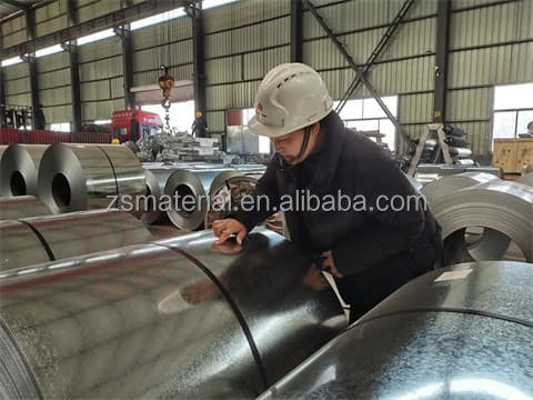 Coil di acciaio rivestito di zinco galvanizzato a basso tenore di carbonio Z10-Z29 Superficie galvanizzata 60g 100g 150g 200g