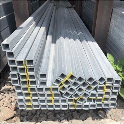 2024 tubo di acciaio al carbonio rettangolare a sezione cava laminato a caldo tubo di acciaio galvanizzato quadrato saldato per il passaggio e il taglio della pelle
