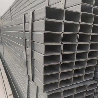 Tubo di acciaio al carbonio laminato a caldo di sezione quadrata e cavo saldo tubo di acciaio rettangolare galvanizzato con servizio di costruzione