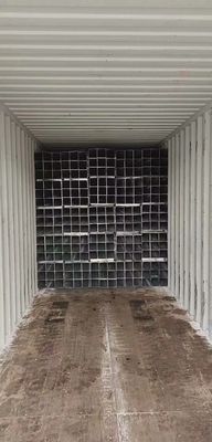 Tubo di acciaio al carbonio laminato a caldo di sezione quadrata e cavo saldo tubo di acciaio rettangolare galvanizzato con servizio di costruzione