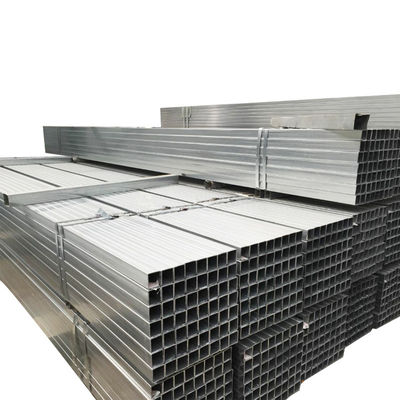 2x2 tubi galvanizzati a sezione cava tubi quadrati di acciaio per strutture di riparo tubi galvanizzati di acciaio rotondo