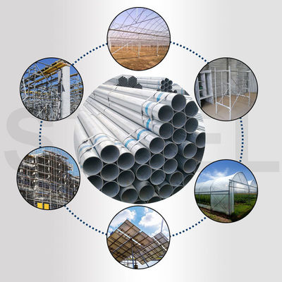 Tubo di acciaio galvanizzato rotondo senza saldatura ASTM A106 Sch 40 ERW tubo idraulico con diametro esterno di 20 220 mm
