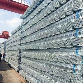 Tubo di ferro galvanizzato a caldo per la produzione di riso e mangimi Q195 Q235 Q345 DIN 100 Z181 Z275 26,9 310 mm di diametro esterno