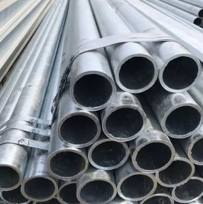 Riduzione di tubi galvanizzati idraulici per 2 1/4 4 mm di spessore di sezione forma rotonda costruzione di tubi in acciaio galvanizzato