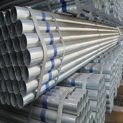 Riduzione di tubi galvanizzati idraulici per 2 1/4 4 mm di spessore di sezione forma rotonda costruzione di tubi in acciaio galvanizzato