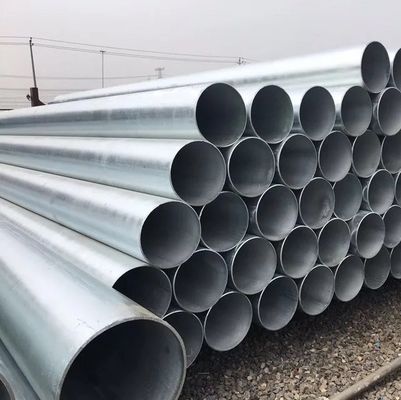 Riduzione di tubi galvanizzati idraulici per 2 1/4 4 mm di spessore di sezione forma rotonda costruzione di tubi in acciaio galvanizzato