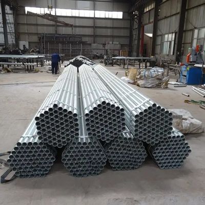 Riduzione di tubi galvanizzati idraulici per 2 1/4 4 mm di spessore di sezione forma rotonda costruzione di tubi in acciaio galvanizzato
