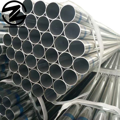 Tubo di acciaio galvanizzato circolare di 125 mm di diametro per HVAC ASTM A120 BS 1387 Hot Dip 85