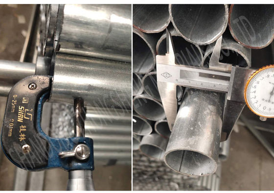 Tubo di acciaio galvanizzato con immersione a caldo e rivestito con epossidi per metro nero secondo le esigenze dei clienti per pre-GI saldato longitudinale