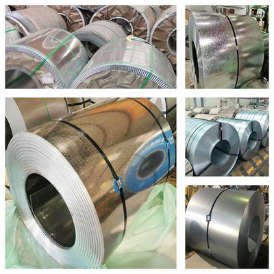 Peso della bobina 3-8 tonnellate Durezza medio dura 22 calibro grande fiore CGCC bobina di acciaio galvanizzato a caldo